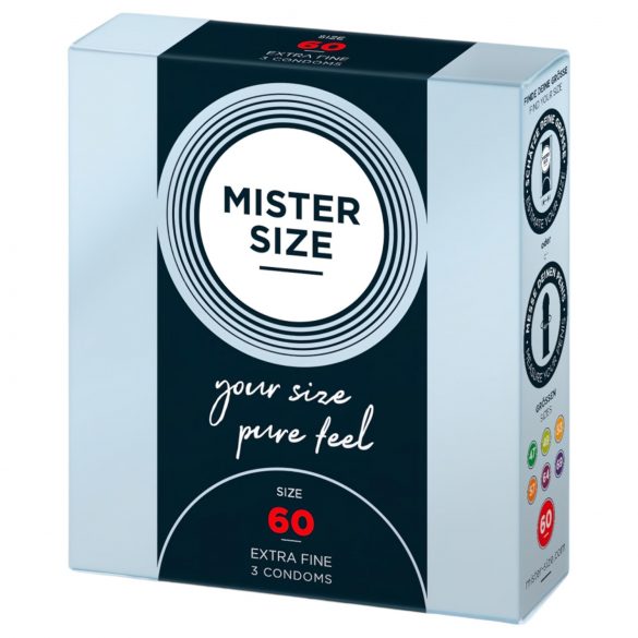 Mister Size Λεπτό Προφυλακτικό - 60mm (3τμχ)