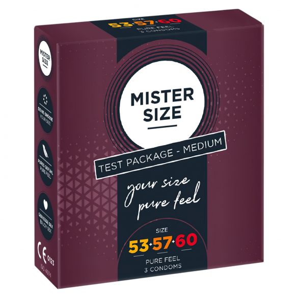 Mister Size - προφυλακτικά 53-60mm (3τεμ.)