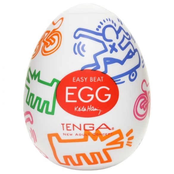 TENGA Egg Keith Haring Street - Αυγό απόλαυσης (1 τεμ)