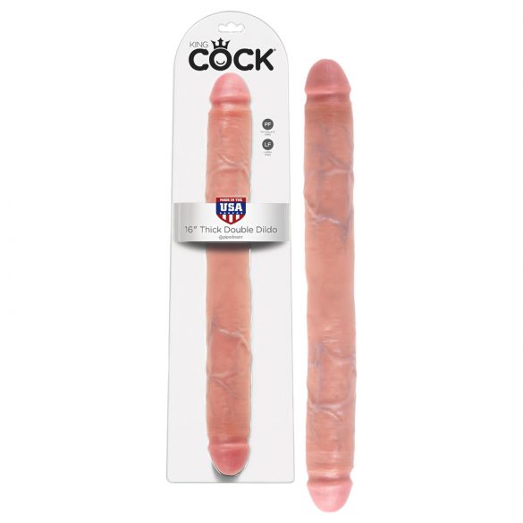 Βασιλικό Διπλό Dildo 41cm Φυσικό