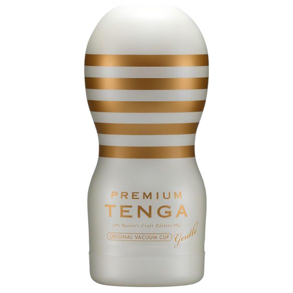 TENGA Premium Gentle - μίας χρήσης αυνανιστής (λευκό)