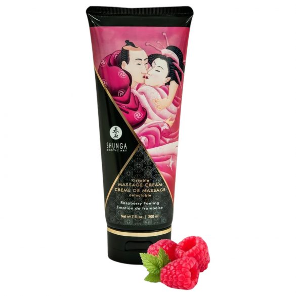 Shunga - μασάζ κρέμα με άρωμα raspberry (200ml)