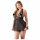 Cottelli Plus Size - ανάλαφρο δαντελένιο babydoll (μαύρο) - 2XL