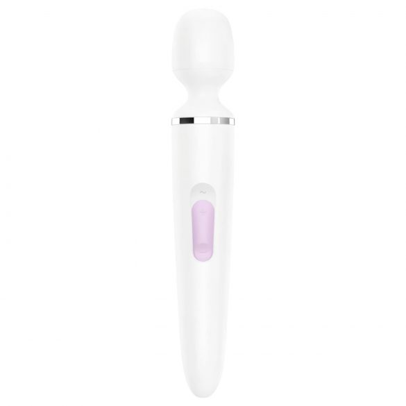 Satisfyer Wand-er Woman - αδιάβροχο μασάζ δονητής (λευκό)