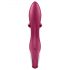 Satisfyer Embrace Me - επαναφορτιζόμενος, κλειτοριδικός δονητής (κόκκινος)