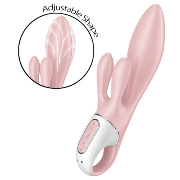 Satisfyer Air Pump Bunny 3 - Δονητής με αέρα (ροζ)