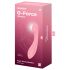 Satisfyer G-Force - αδιάβροχος G-point δονητής (ροζ)