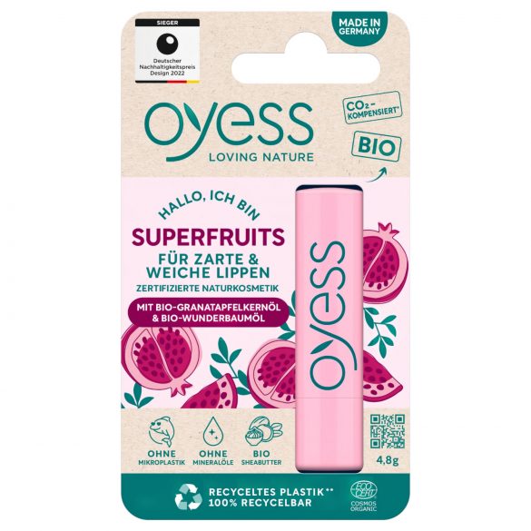 Oyess BIO - Φυσικό Lip Balm με Γεύση Φρούτων