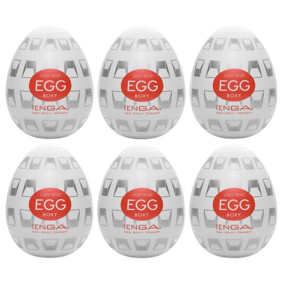 TENGA Egg Boxy - αυγό απόλαυσης (6τμχ)