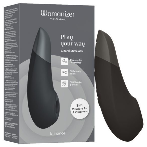 Womanizer Enhance - Διεγέρτης κλειτορίδας με αεροκύματα (μαύρο)