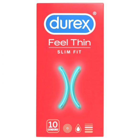 Durex Slim Fit - Λεπτή αίσθηση προφυλακτικά (10 τεμ)