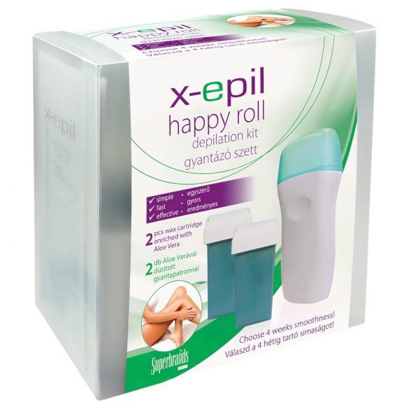 X-Epil Happy Roll - Σετ Αποτρίχωσης