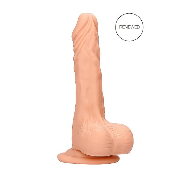 RealRock Dong 7 - Φυσικό dildo με όρχεις (17cm)