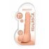 RealRock Dong 7 - Φυσικό dildo με όρχεις (17cm)