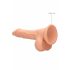 RealRock Dong 7 - Φυσικό dildo με όρχεις (17cm)