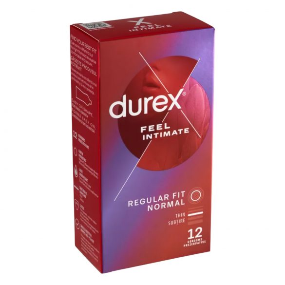 Durex Feel Intimate - Λεπτά Προφυλακτικά (12 τεμ)