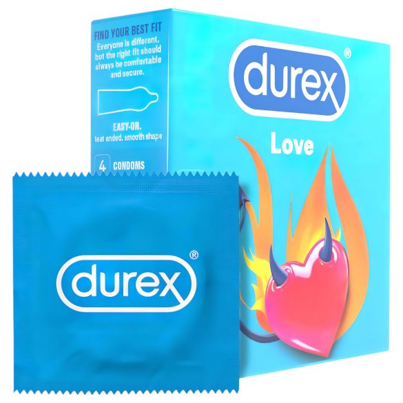 Durex Love Προφυλακτικά - Εύκολη Εφαρμογή (4 τεμ)