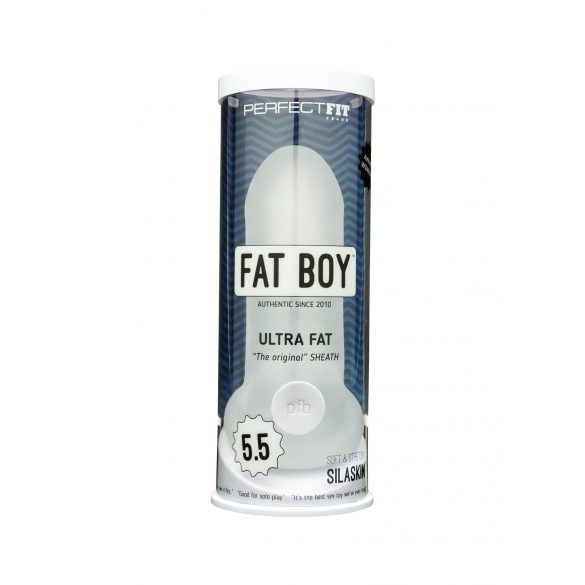 Fat Boy Ultra: Λευκό πέος θήκη 15cm