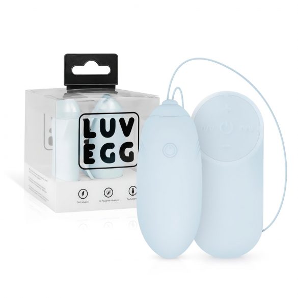 LUV EGG - ασύρματο δονητικό αυγό με μπαταρία (μπλε)