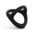 Easytoys Desire Ring - ευέλικτο δαχτυλίδι πέους και όρχεων (μαύρο)