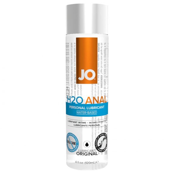 JO H2O Anal Original - Λιπαντικό με βάση το νερό για πρωκτική χρήση (120ml)