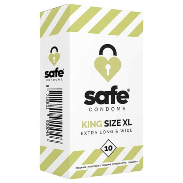 SAFE King Size XL - Προφυλακτικά μεγέθους XL (10 τεμ.)