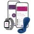 OHMIBOD Bluemotion Nex 3 - έξυπνο, δονητικό δαχτυλίδι (μπλε)