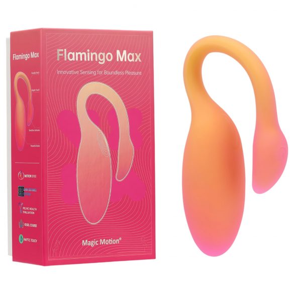 Μαγικό Κίνημα Flamingo Max - έξυπνο δονητικό αυγό (πορτοκαλί)